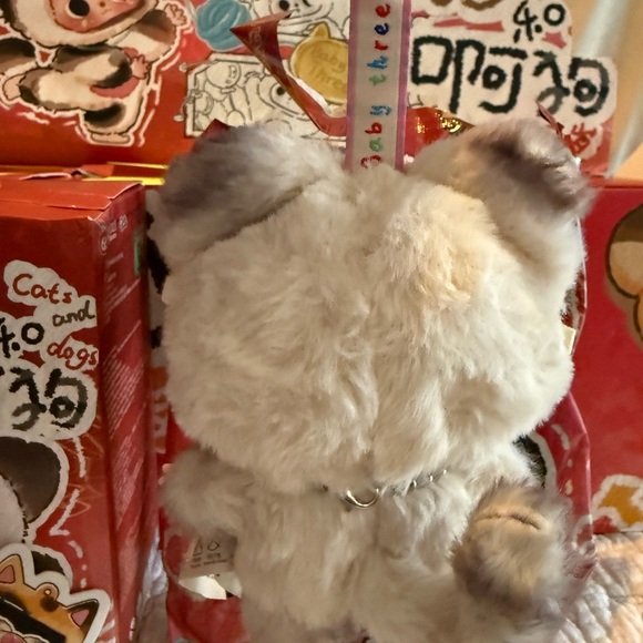 😻 BB3 Baby Three Cats & Dogs : Cookie RARE 2 diff. color eyes - Picture 8 of 9